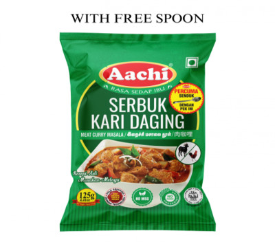 AACHI MEAT CURRY MASALA 125GM (1X80)